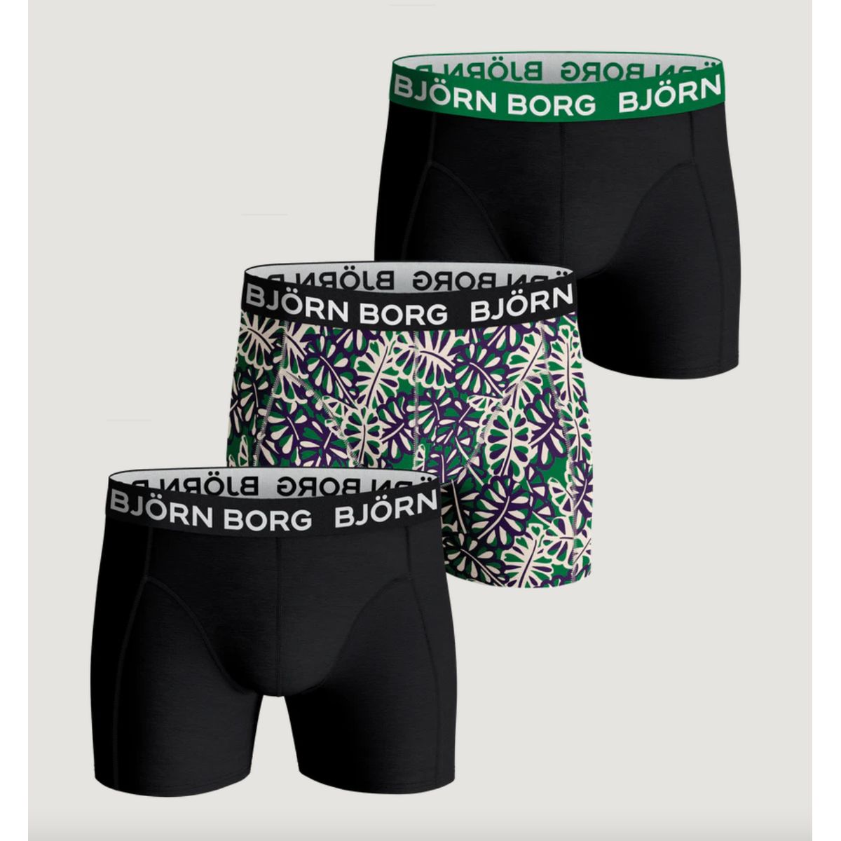 Bjørn Borg - BB PACK MP TIGHTS SORT-PRINT-SORT