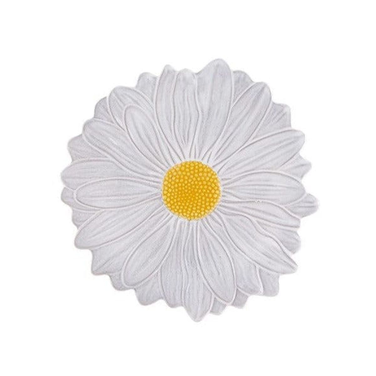 Bordallo Pinheiro Maria Flor Hvid Marguerittallerken - White