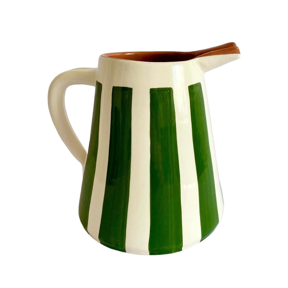 Casa Cubista Bold Stripe Sortstribet Kande - Green