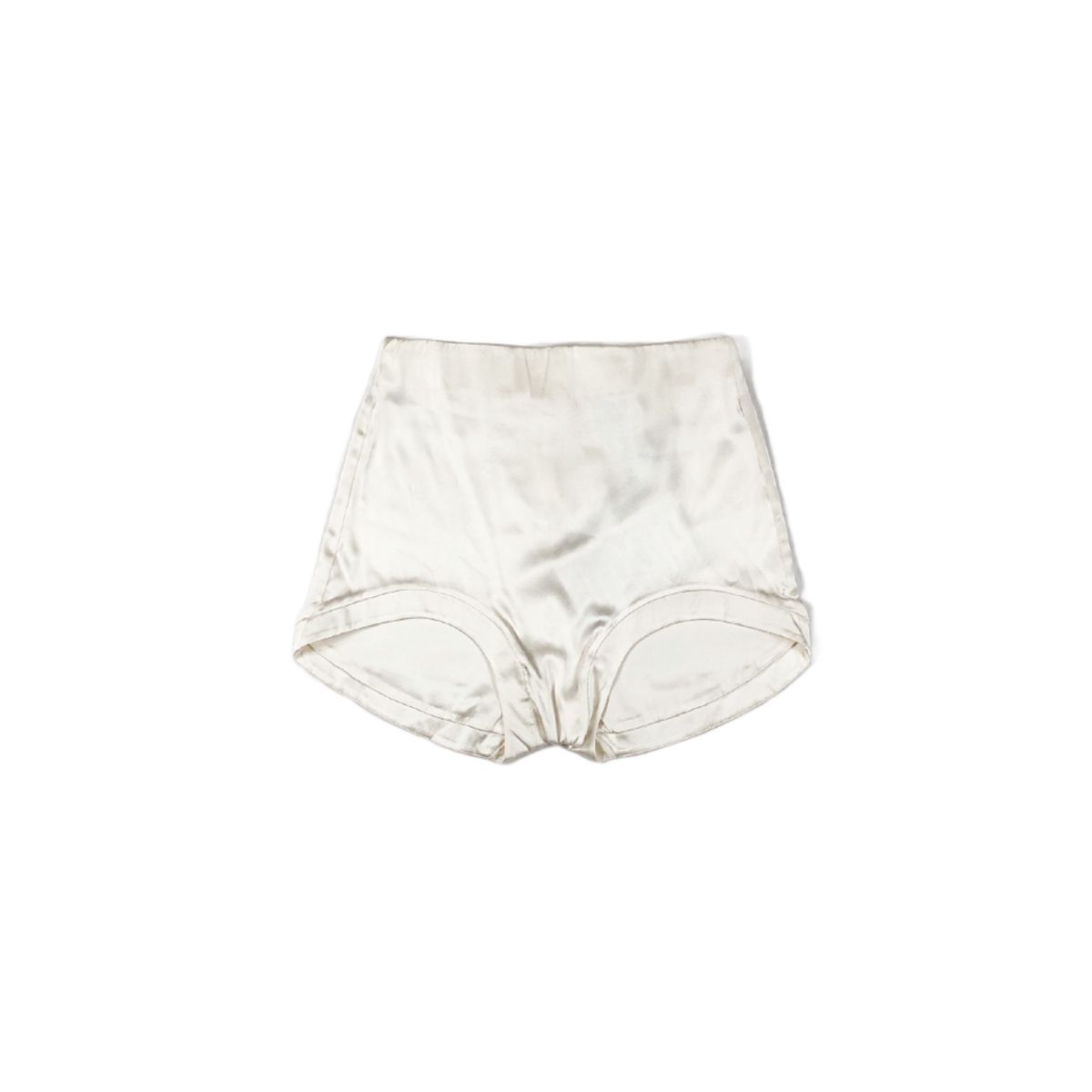 LA PERLA PEARL WHITE SILK BRIEFS