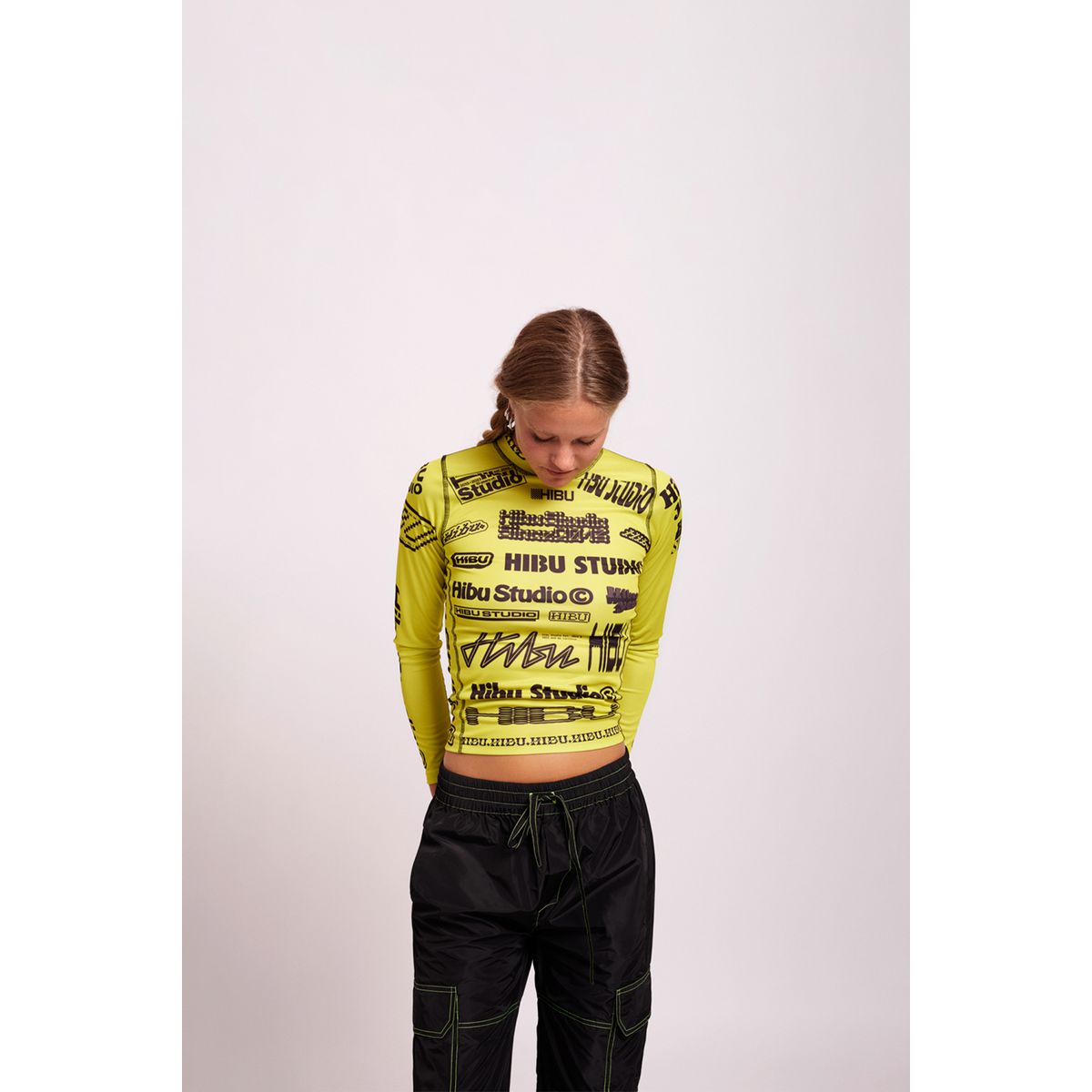 LYCRA CYCLING LONGSLEEVE YELLOW TOP - L