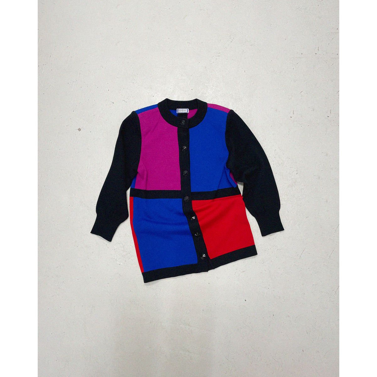 YVES SAINT LAURENT MULTICOLOR CARDIGAN