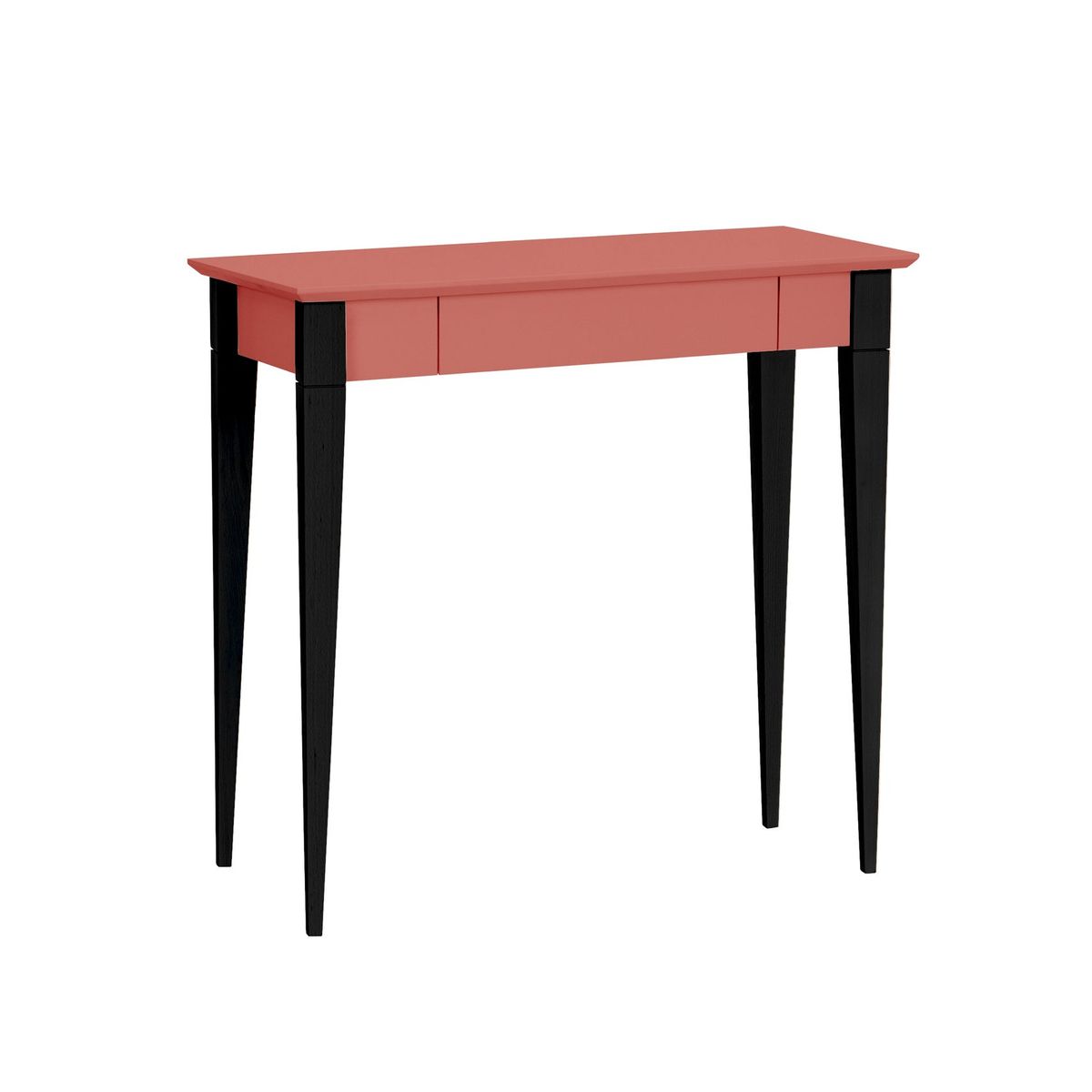 MIMO Skrivebord 85x40cm Sorte Ben Antik pink