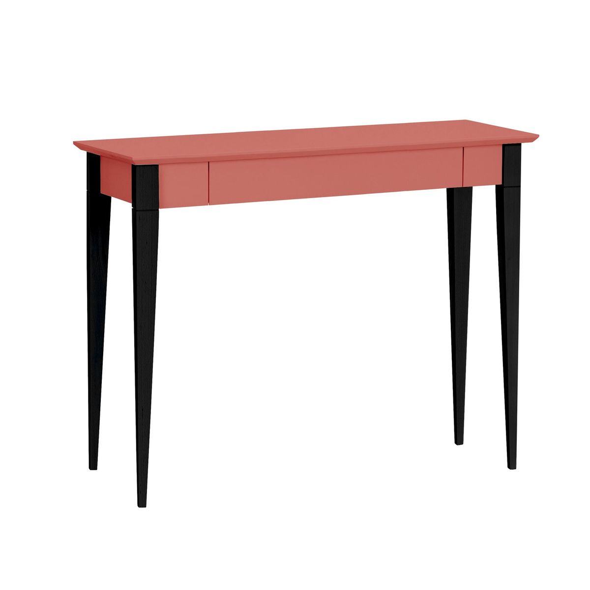 MIMO Skrivebord 105x40cm Sorte Ben Antik pink