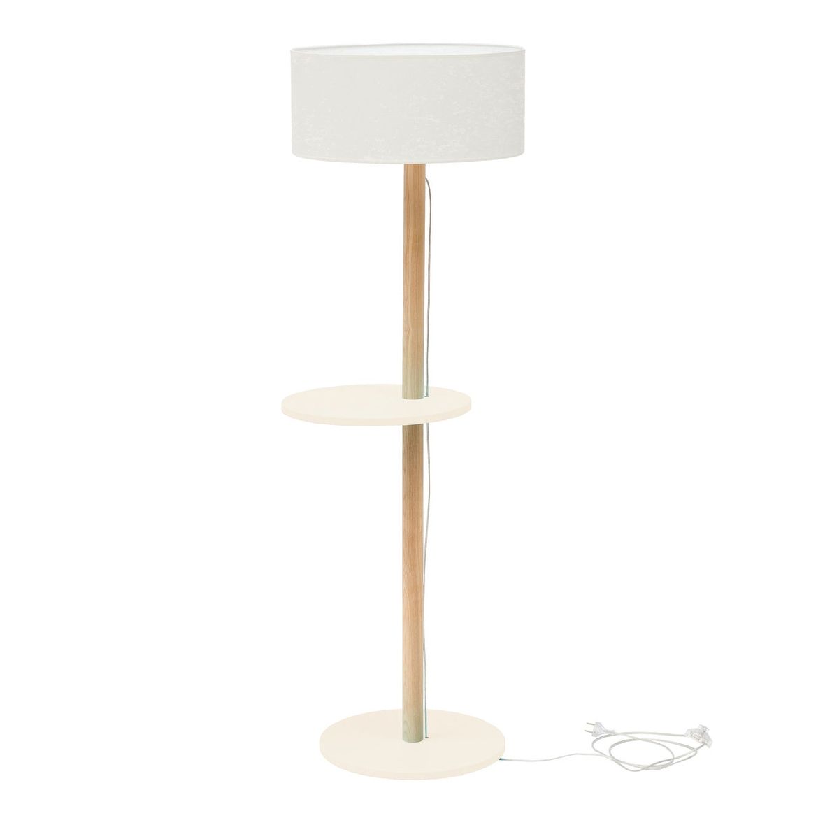 UFO Gulvlampe 45x150cm Hvid / Hvid Lampeskærm