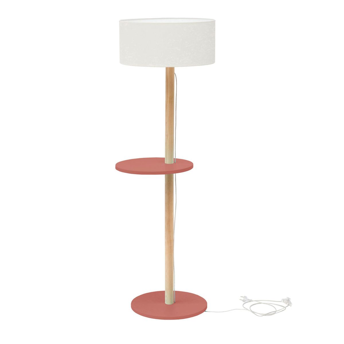 UFO Gulvlampe 45x150cm Antik pink / Hvid Lampeskærm