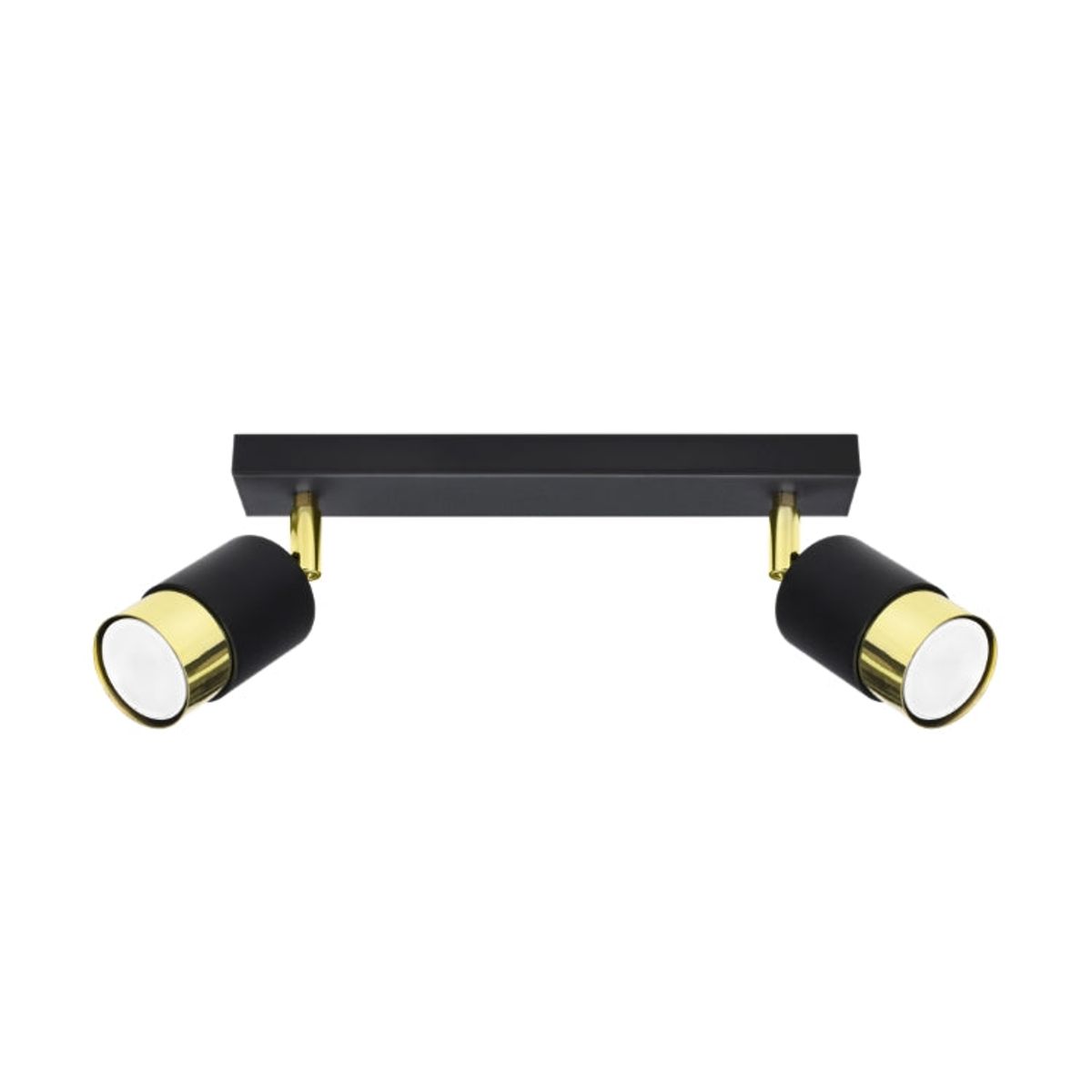 Loftslampe NERO 2 sort/guld