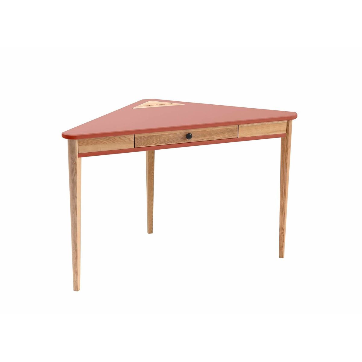 ASHME Hjørneskrivebord 114x85x85cm - Antik pink