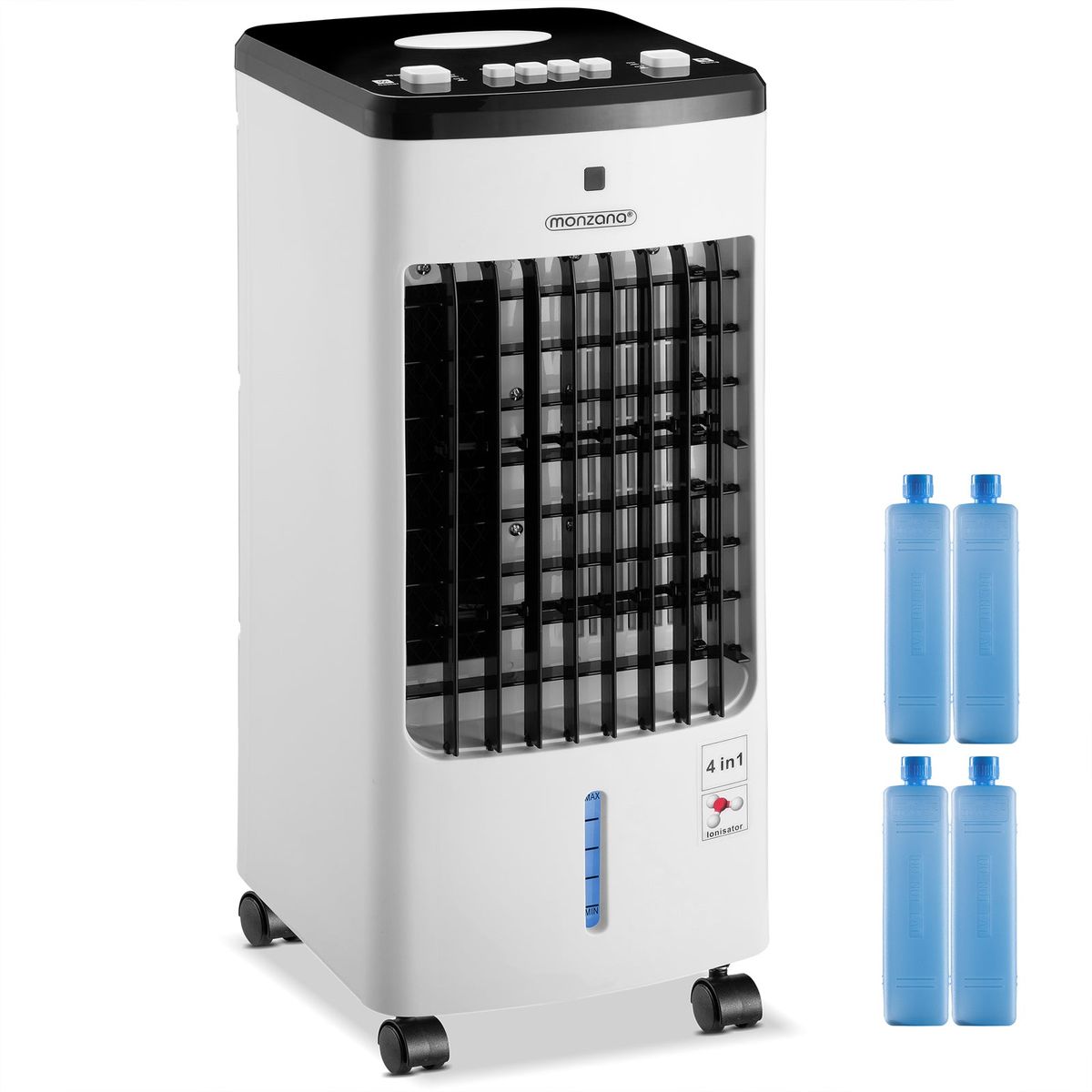 Mobilt Aircooler 4i1 Hvid/Sort 3,5L