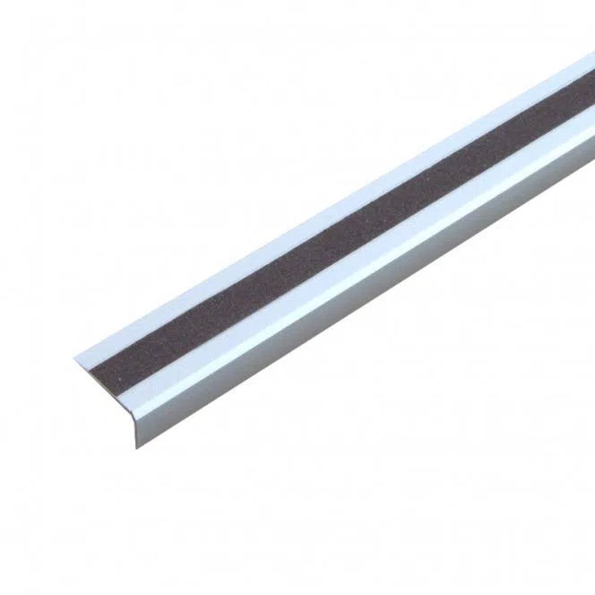 Trappe Kantprofil Aluminium, Skridsikker, Universal (Almen anvendelse) - Selvklæbende / 53x1000x31mm / Brun