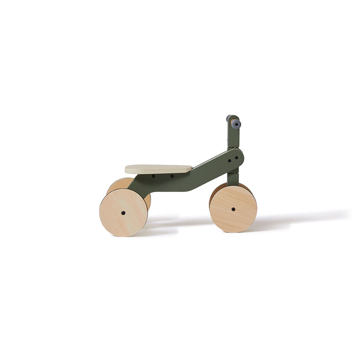 FLEXA Løbecykel til de mindste 54.0 cm x 39.0 cm x 32.0 cm Dusty Green/Birch Plywood