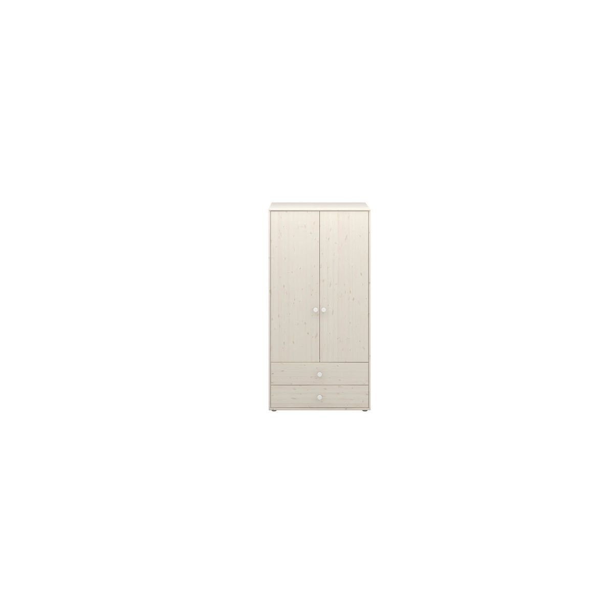 FLEXA Garderobeskab 202.5 cm x 101.3 cm White/White Washed Pine