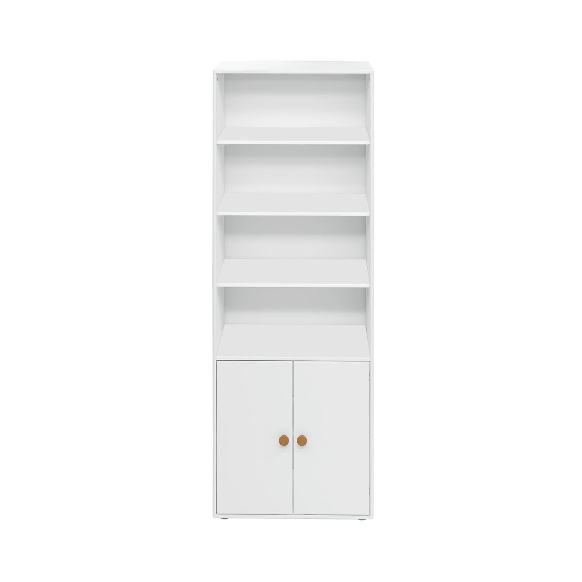 FLEXA Maxi-reol, 2 låger 202.5 cm x 72.0 cm White/Mustard