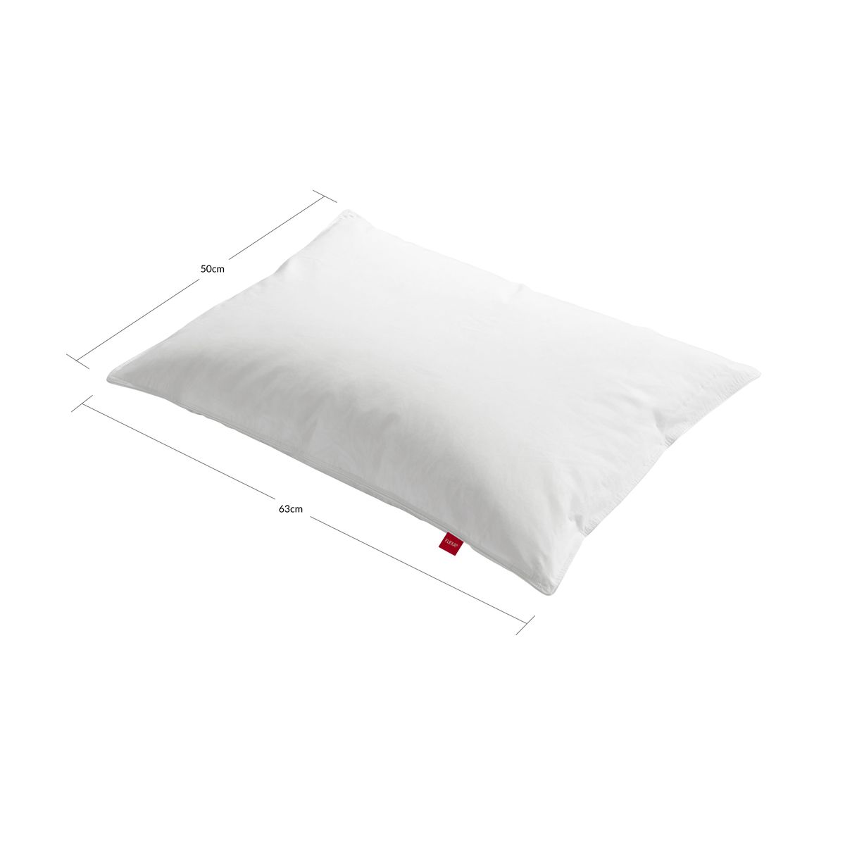 FLEXA Pude 50.0 cm x 70.0 cm White