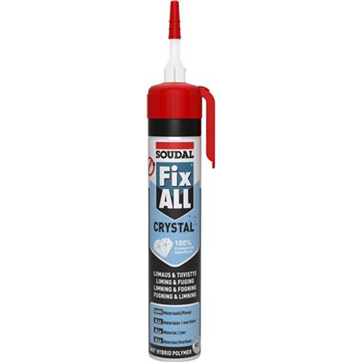 Fix All Crystal Fugemasse Klar 200Ml