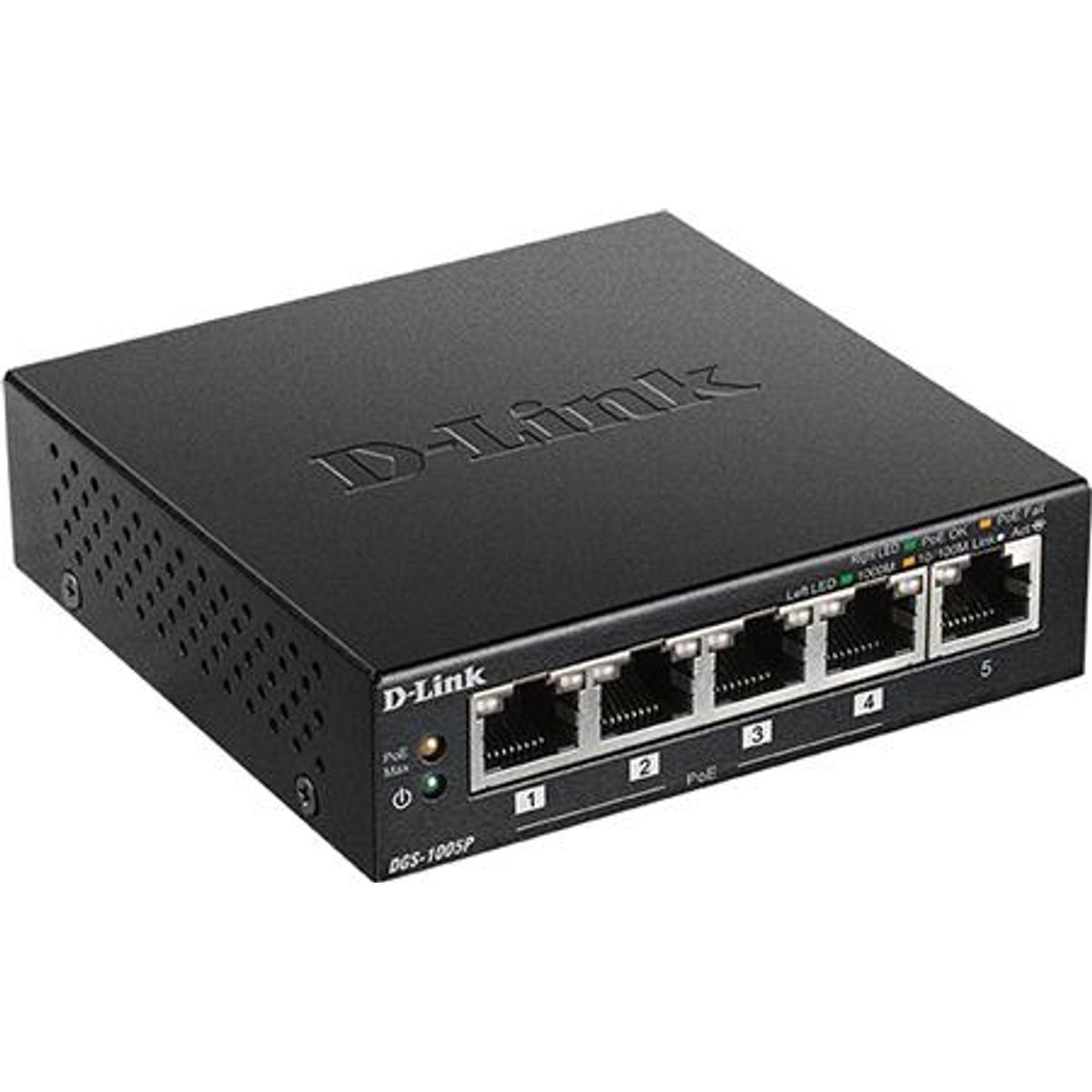 Switch 5X Gigabit - 4X Poe+ Dgs-1005P