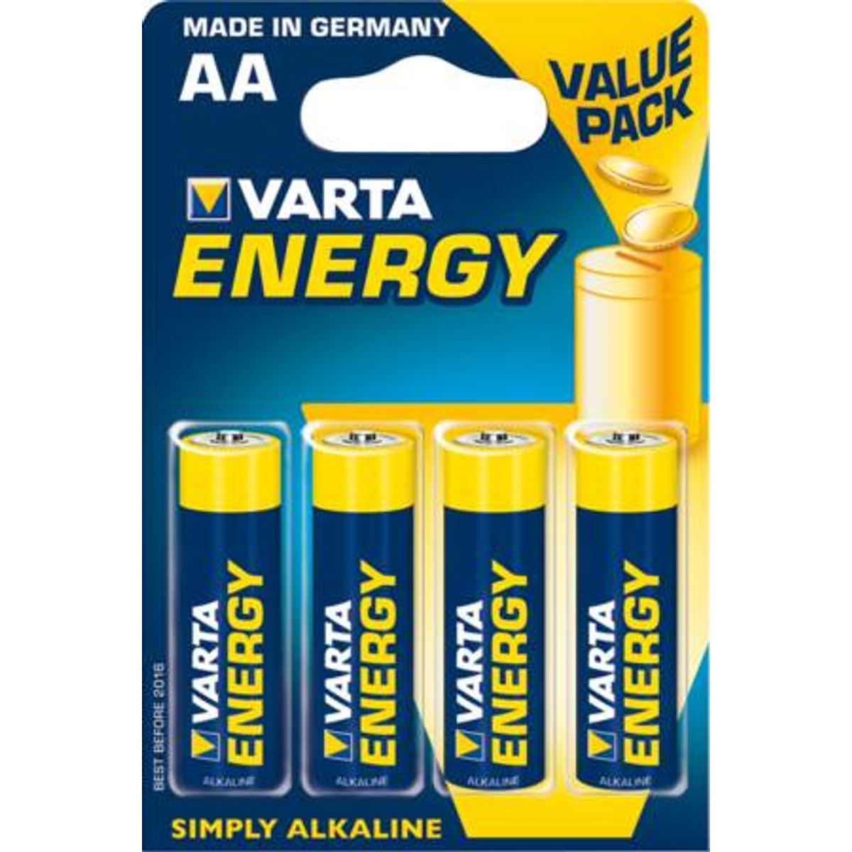 Batteri Alkaline 1,5V Aa Lr6