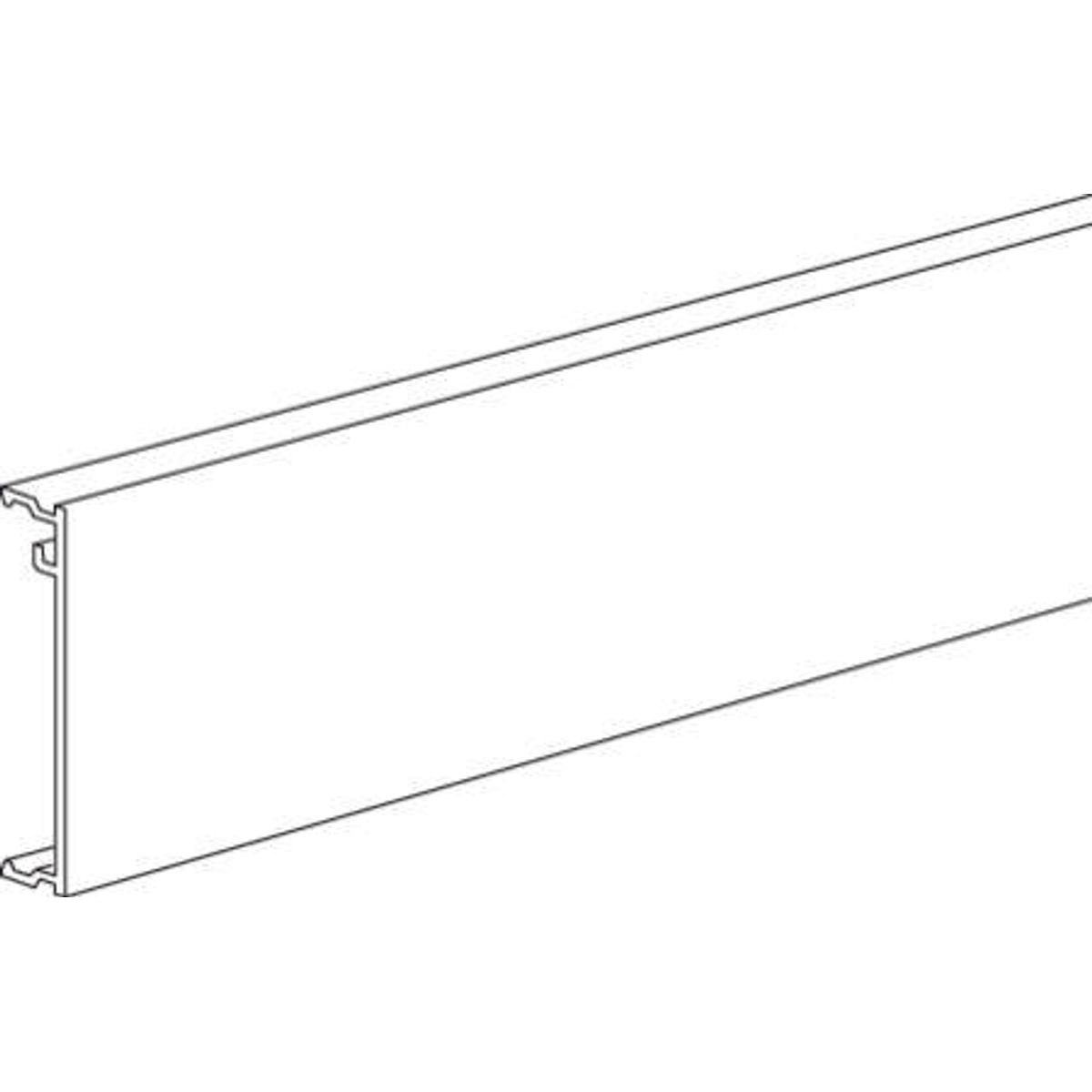 Front 80 Mm Hvid 2,5 Meter Ral 9010