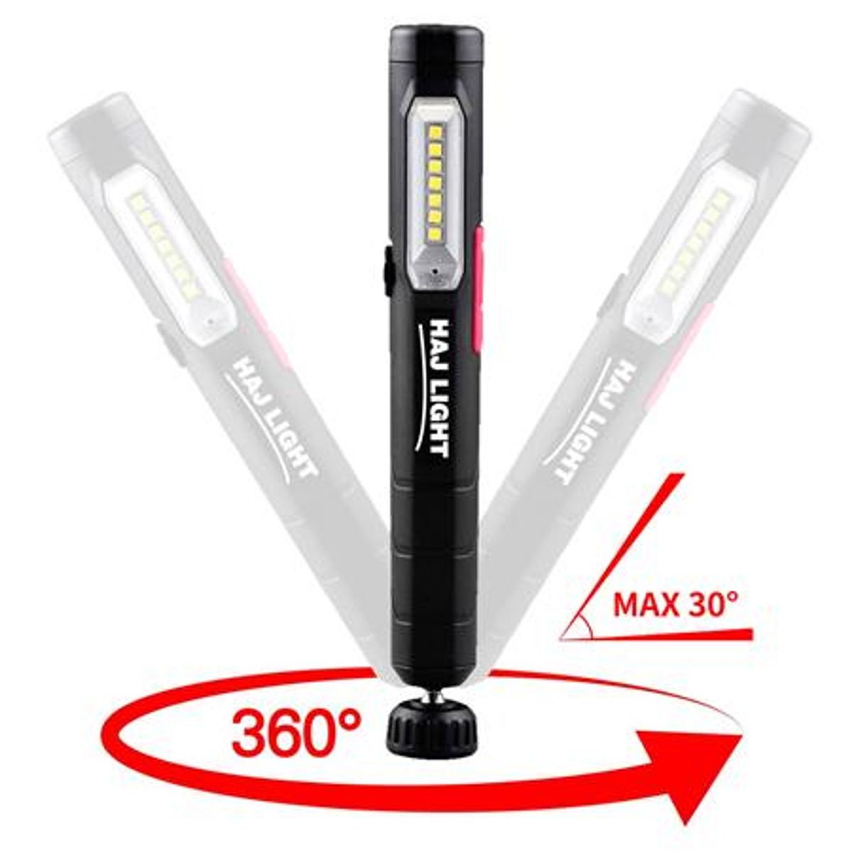 Genopladelig Pen-Light 220 + 80 Lumen