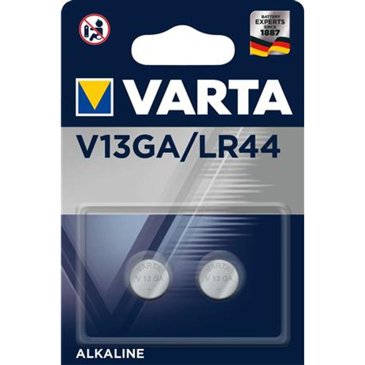 Batteri Alkaline 1,5V V13Ga 2-Pack