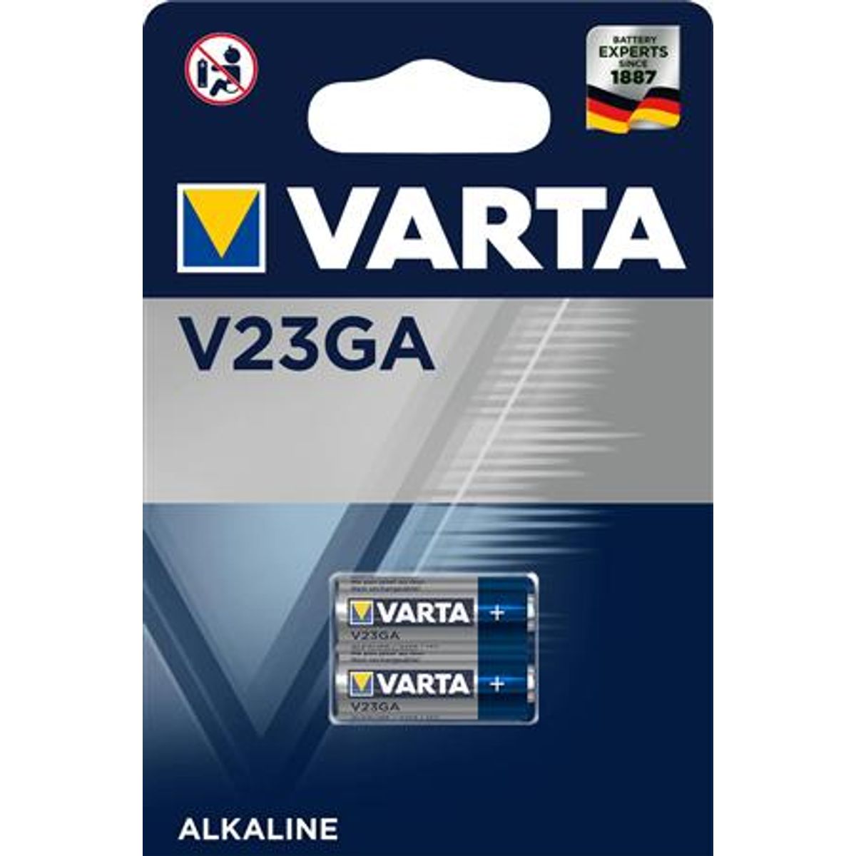 Batteri Alkaline 12V V23Ga 2-Pack