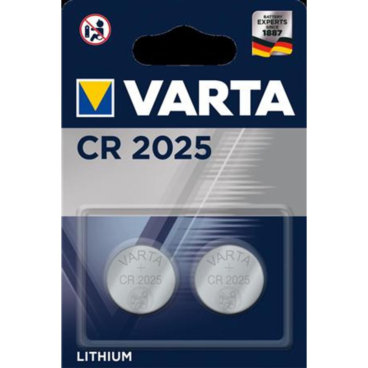 Batteri Lithium Cr2025 2-Pack