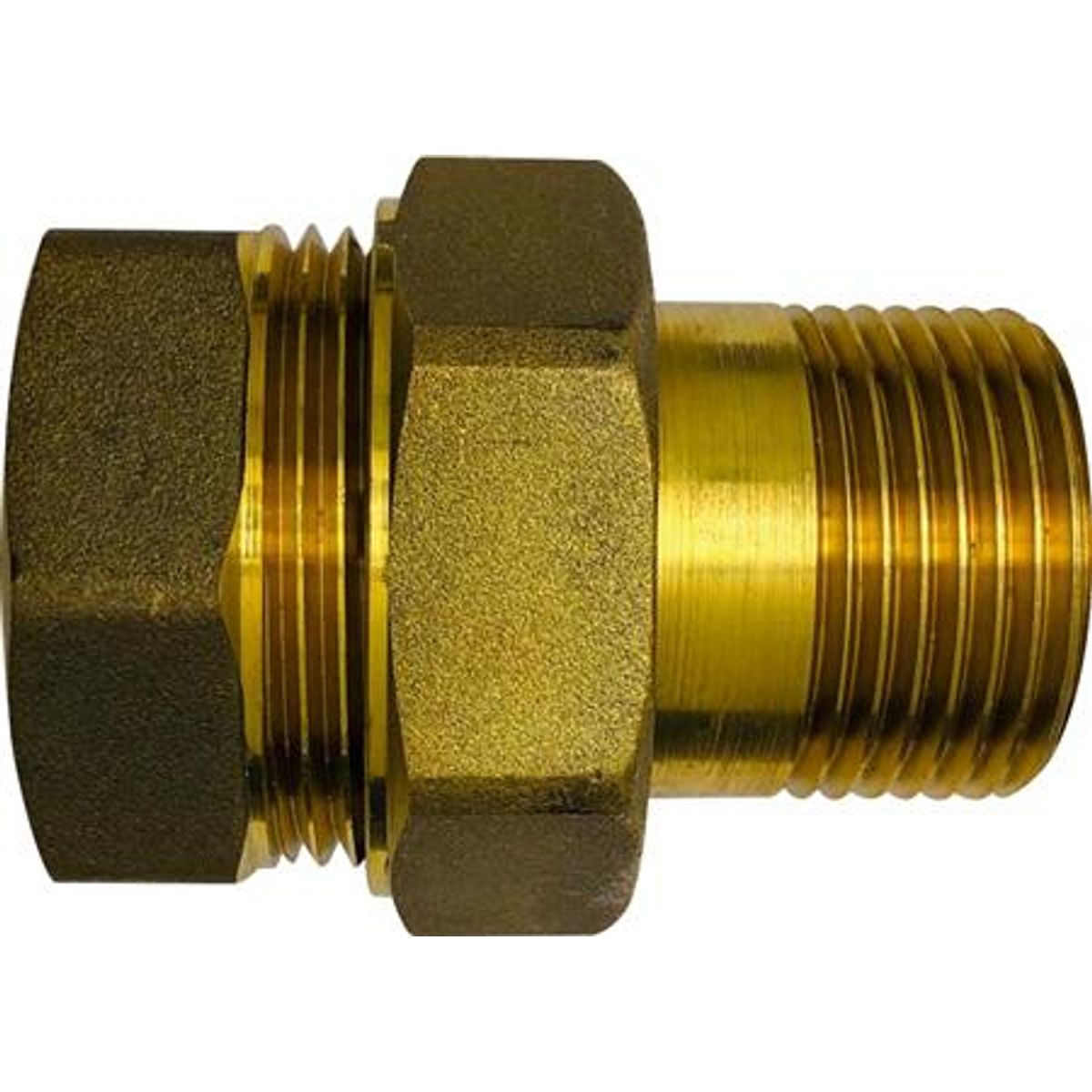 Radiatorforskruning 3/8" Ligeløbende