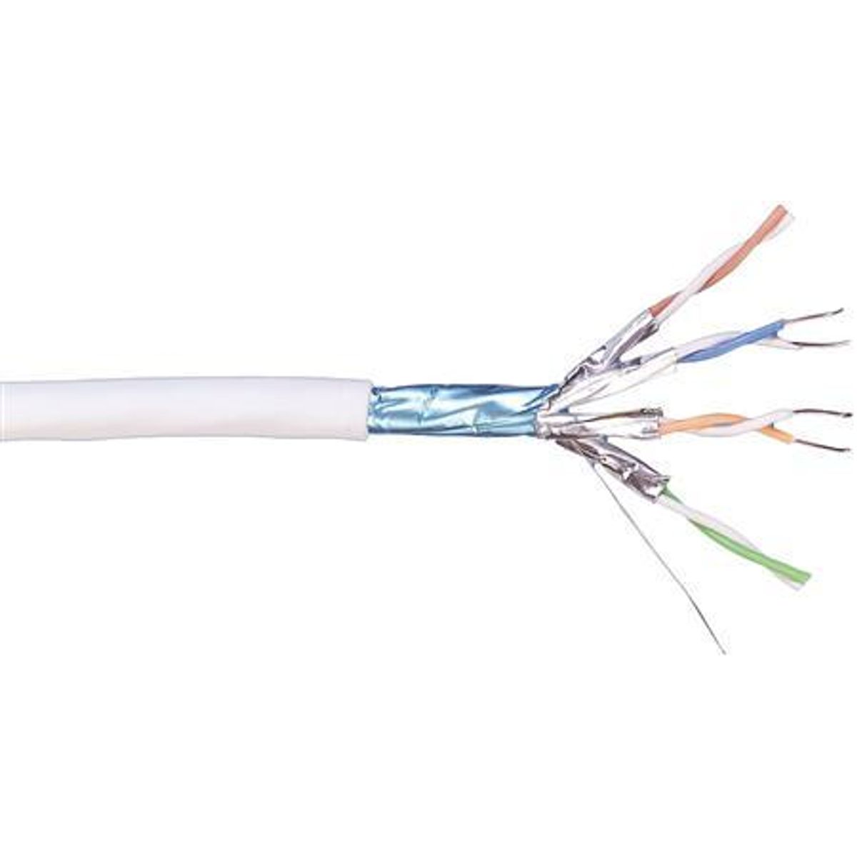 Kabel Kat6A/7 F/Ftp 4P 600Mhz 500M Dca