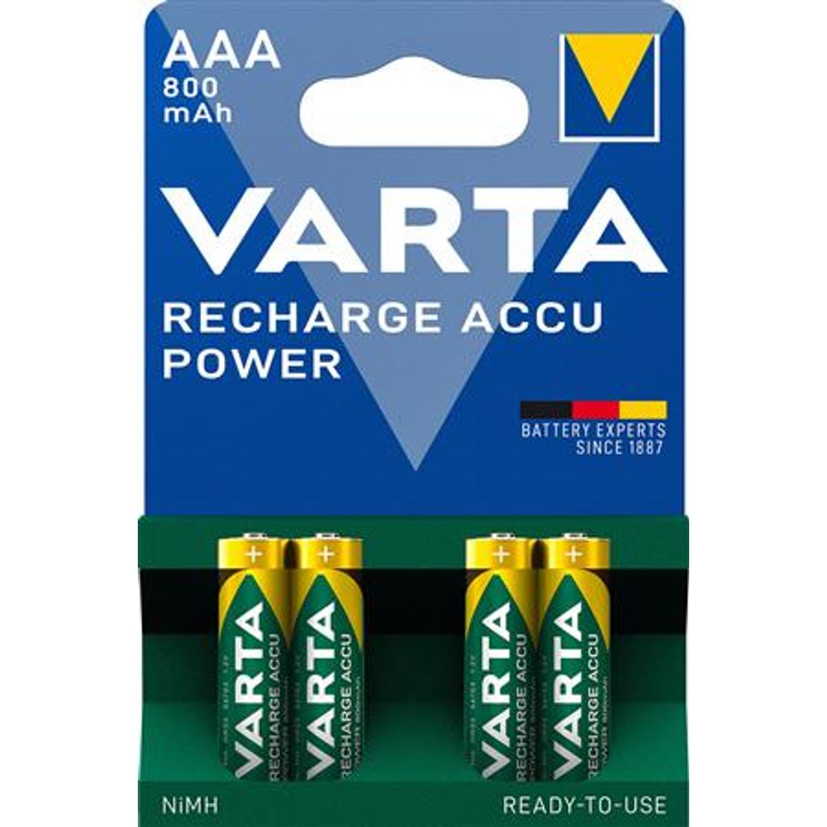 Batteri Rech.Accu Power Aaa 800Mah 4St/F