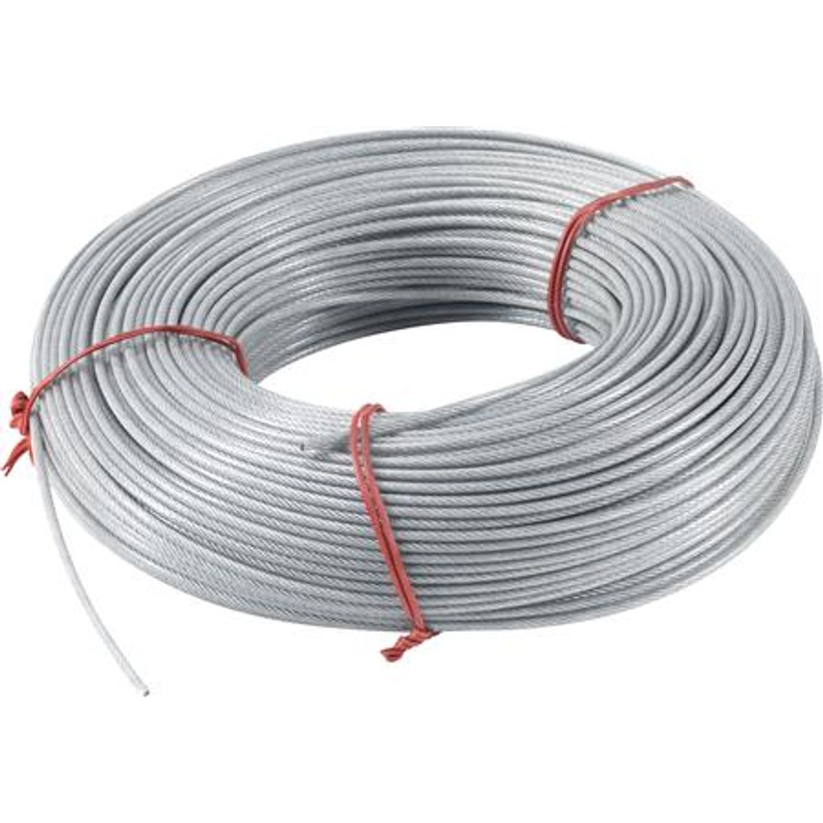 Wire 3Mm M/Pvc Kappe I Ring