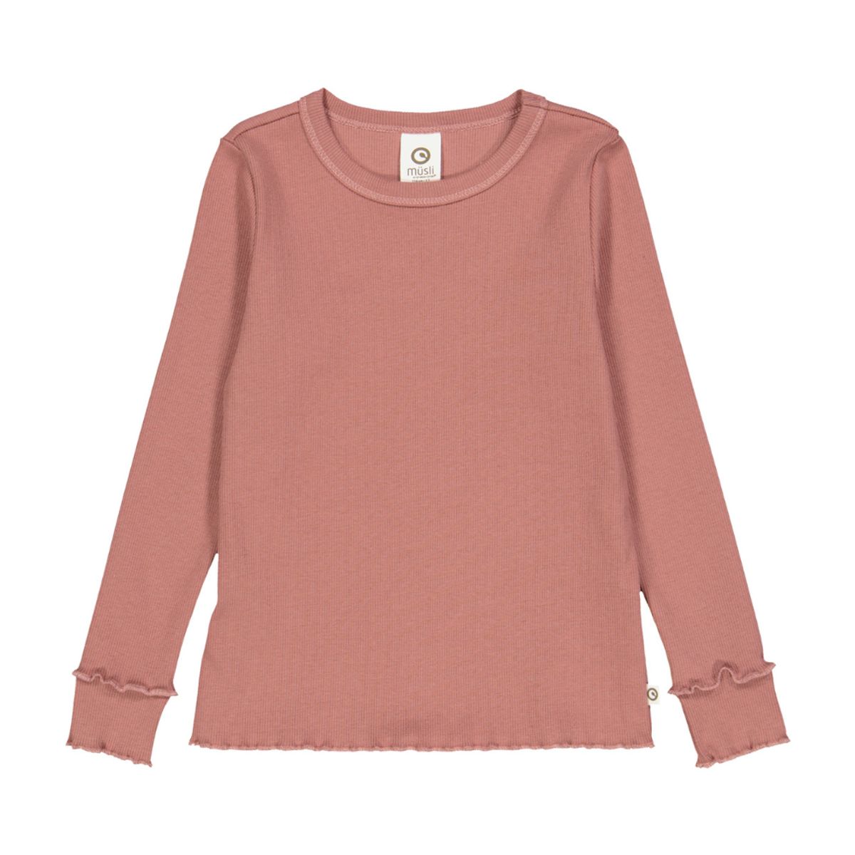 UDSALG - Müsli Bluse Cozy Me Rib - Müsli - Bluser - GladeRollinger.dk