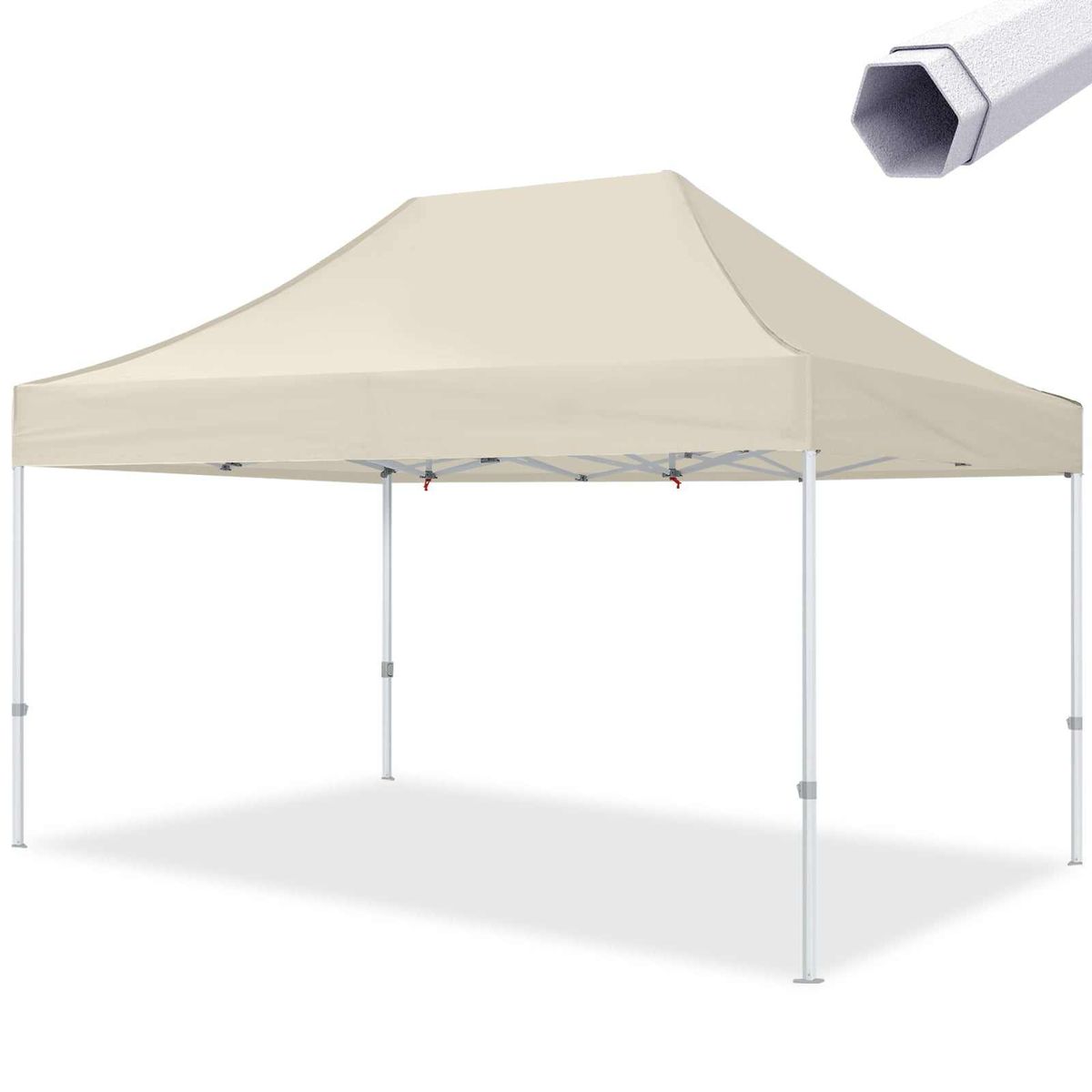 Pavillon Easy Up - 3x4,5m - Stål - Premium - Grøn