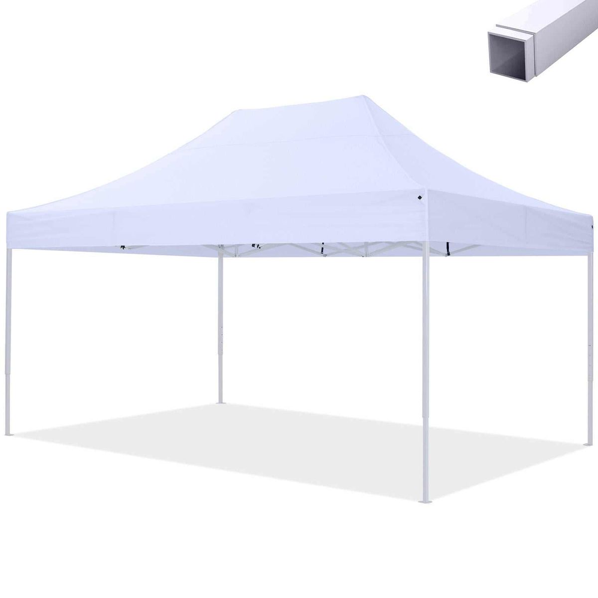 Pavillon Easy Up - 3x4,5m - Stål - Comfort - Sort