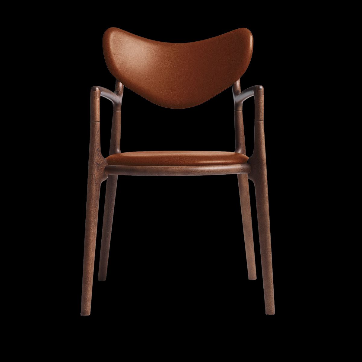 Salon - Walnut Stained Beech Exclusive Cognac