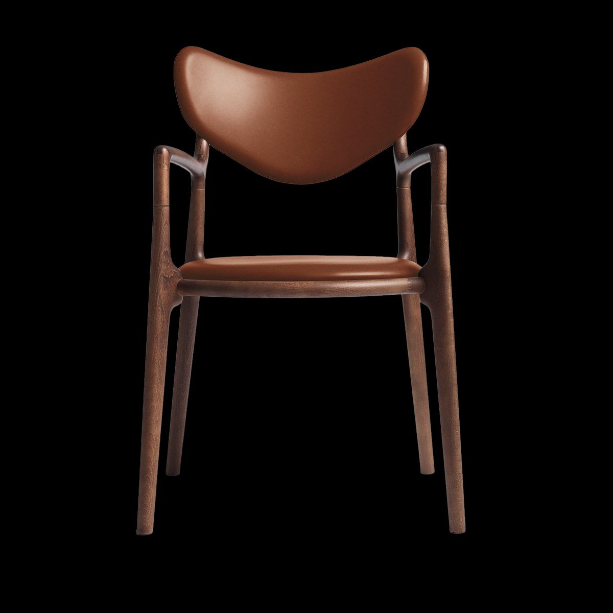 Salon - Walnut Stained Beech Supreme Cognac