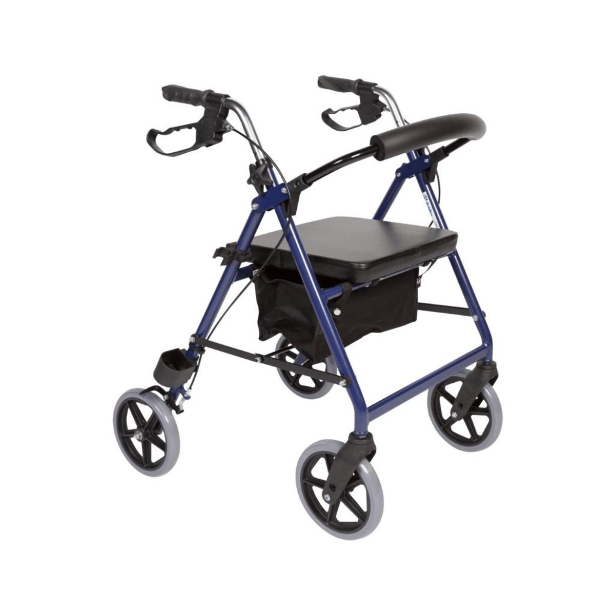 Impala letvægtsrollator | Mobilex - 7,4 kg, inkl. taske, ryglæn og stokkeholder - Standard