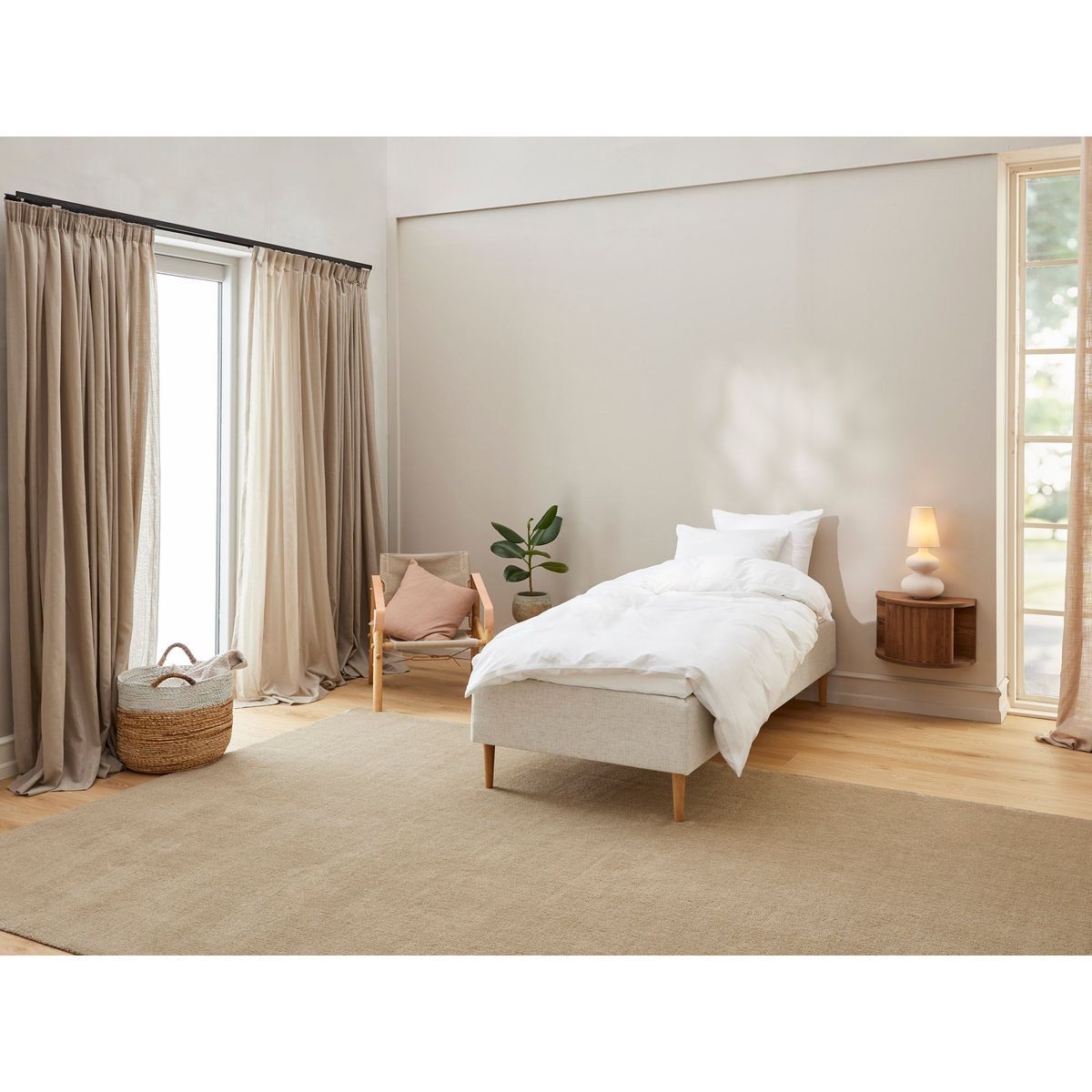 Monark - Komfort | Boxmadras (Sand) 90x210 cm.