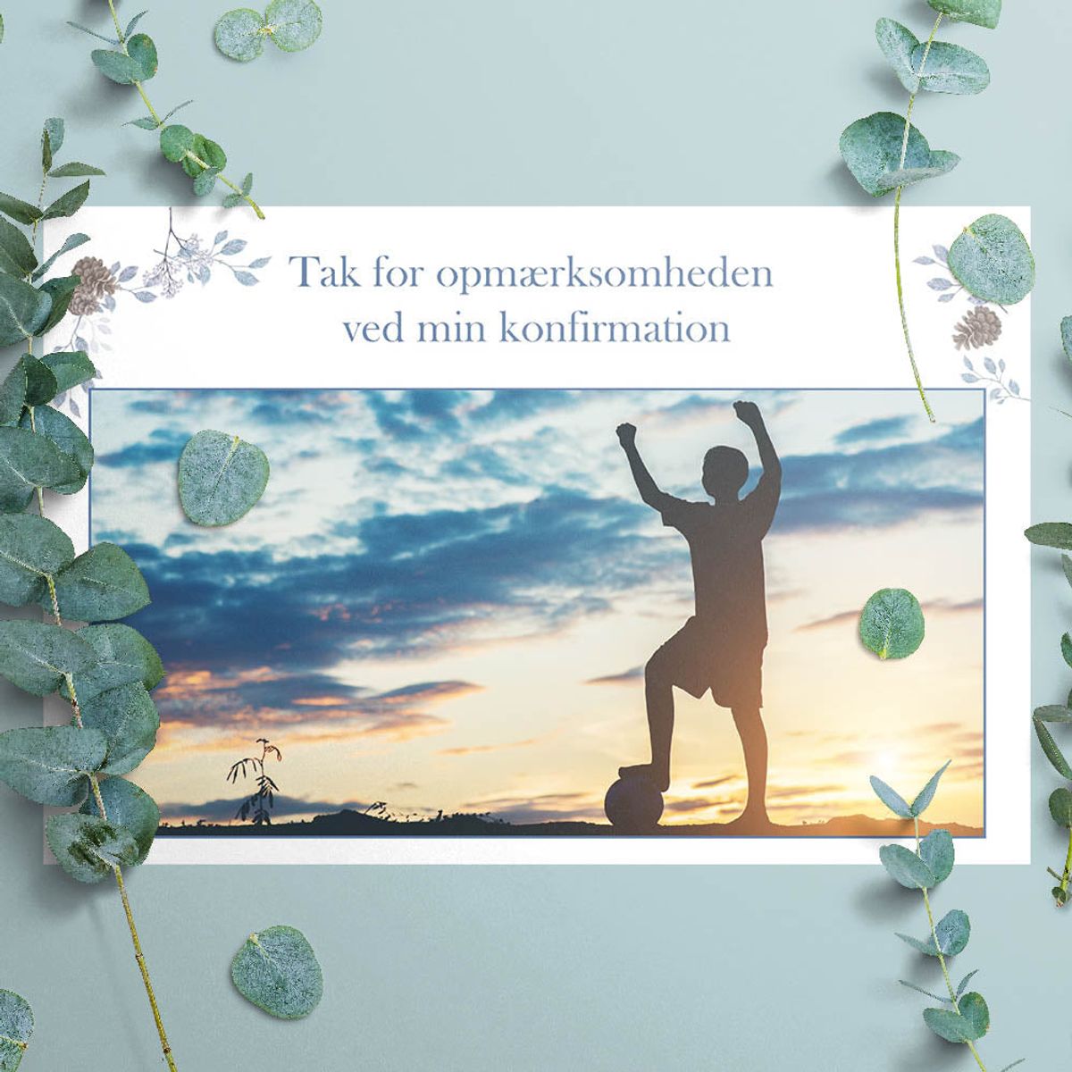 Indbydelse til konfirmation - Design 9