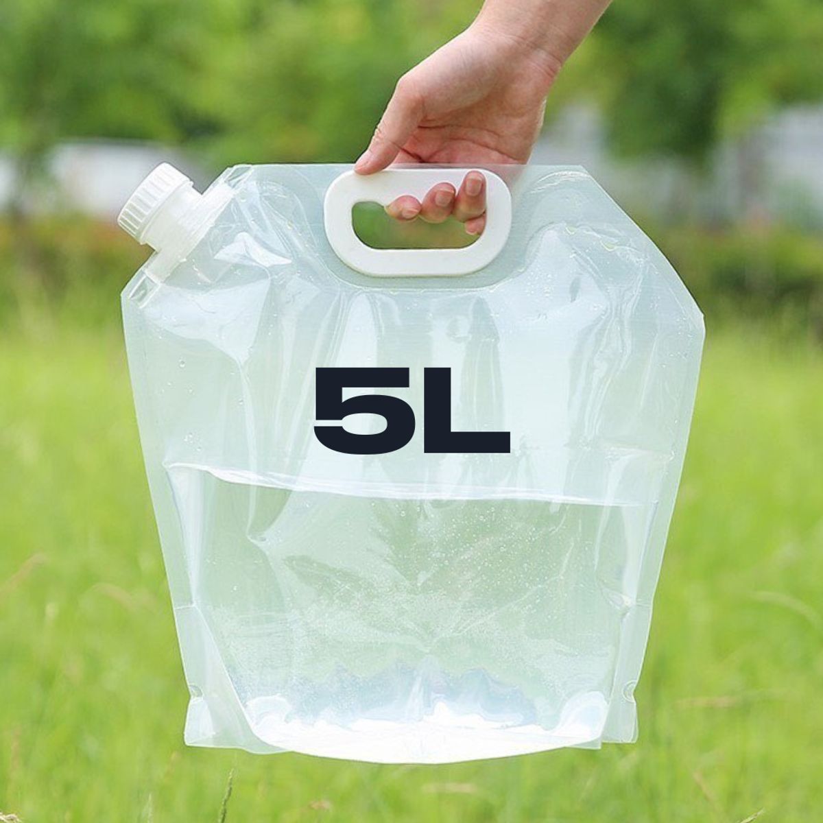 3-Pak - Vandbeholder - 5L - Sammenklappelig