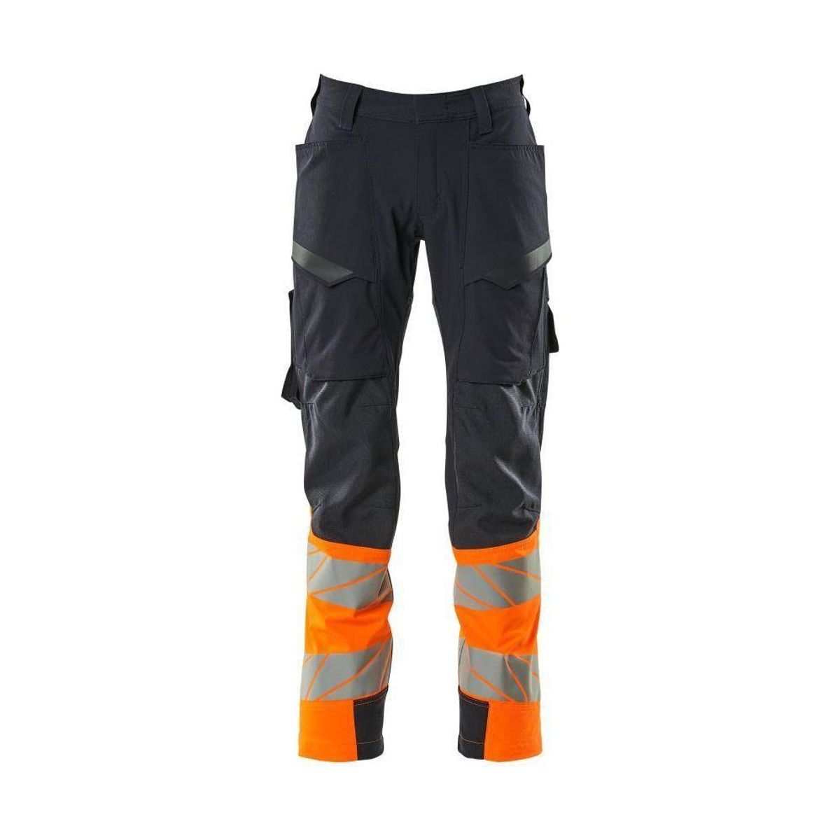 Mascot® Accelerate Safe arbejdsbukser ULTIMATE STRETCH 19379-510-01014 mørk marine/hi-vis orange