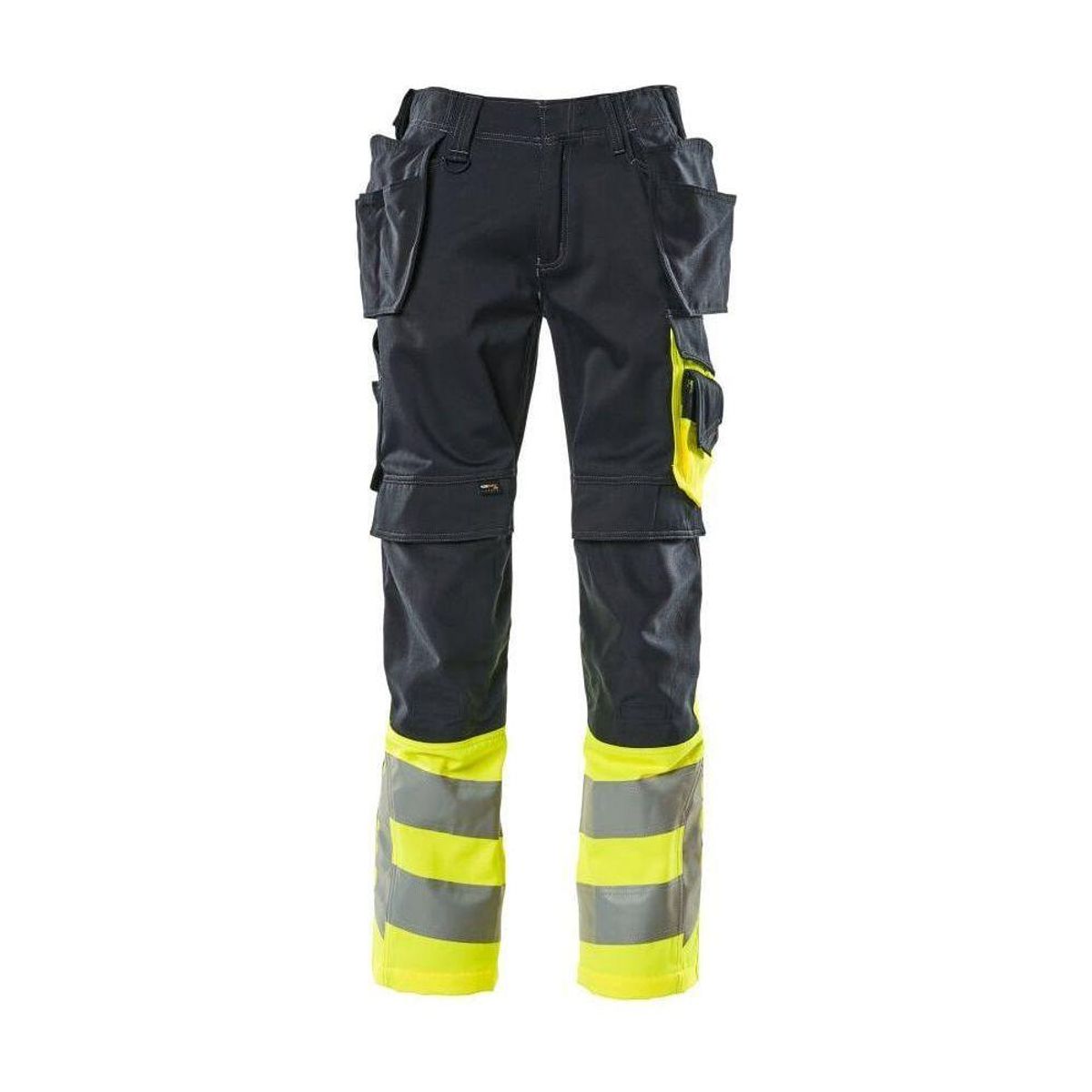 Mascot®Safe Supreme Bukser hængelommer 17531-860-01017 mørk marine/hi-vis gul