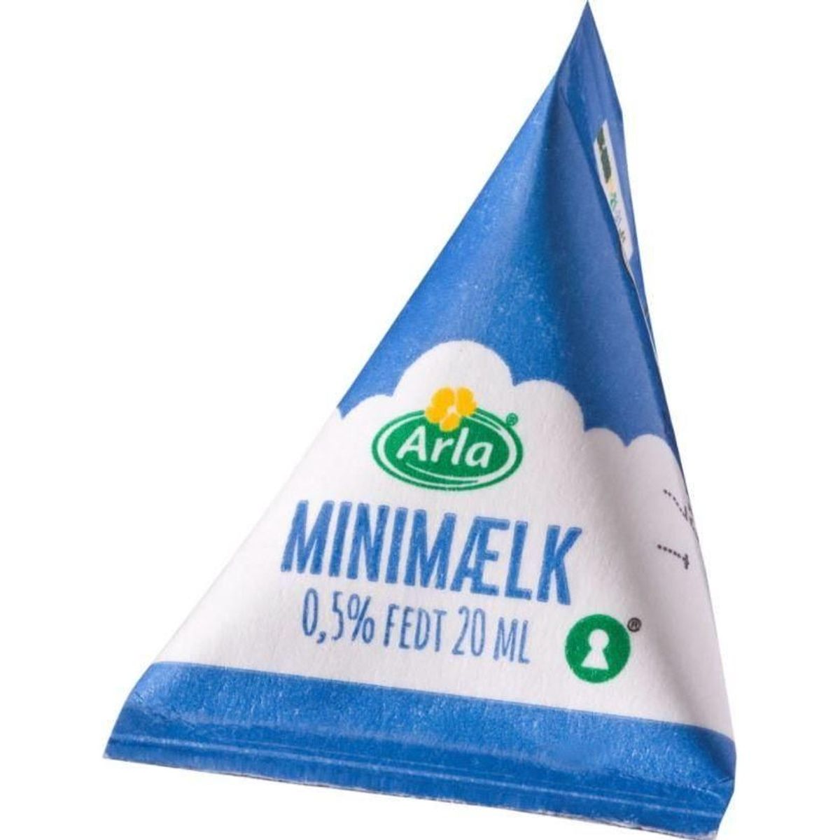 Minimælk 20 ml 0,4% 100 stk