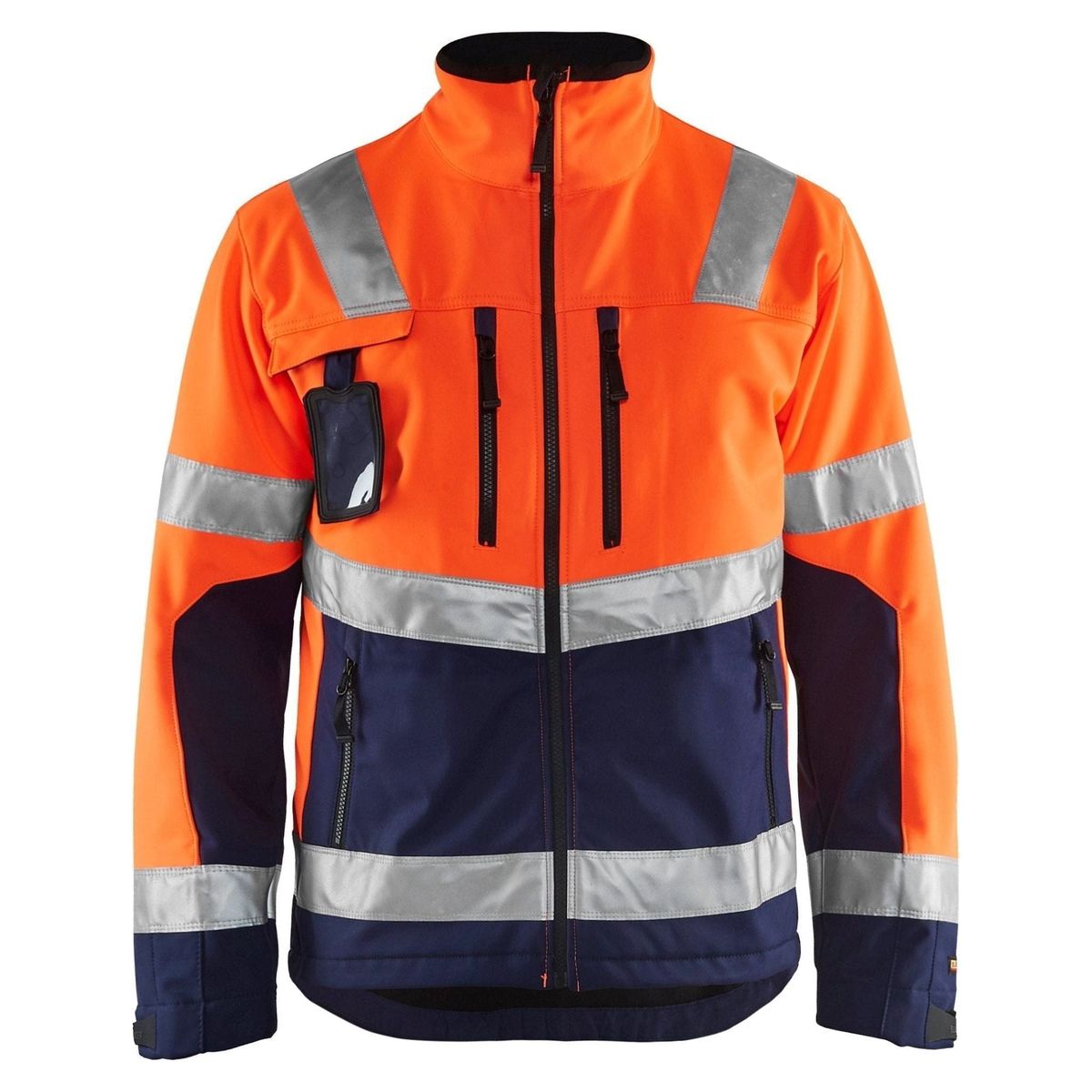 BLÅKLÄDER 4900 High Vis Herre Softshell Jakke