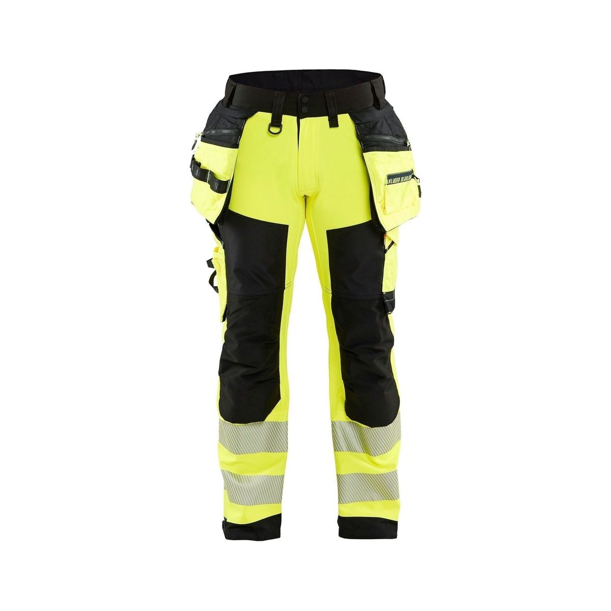 BLÅKLÄDER 1820 High Vis Softshell Buks - High Vis Gul/Sort Herre