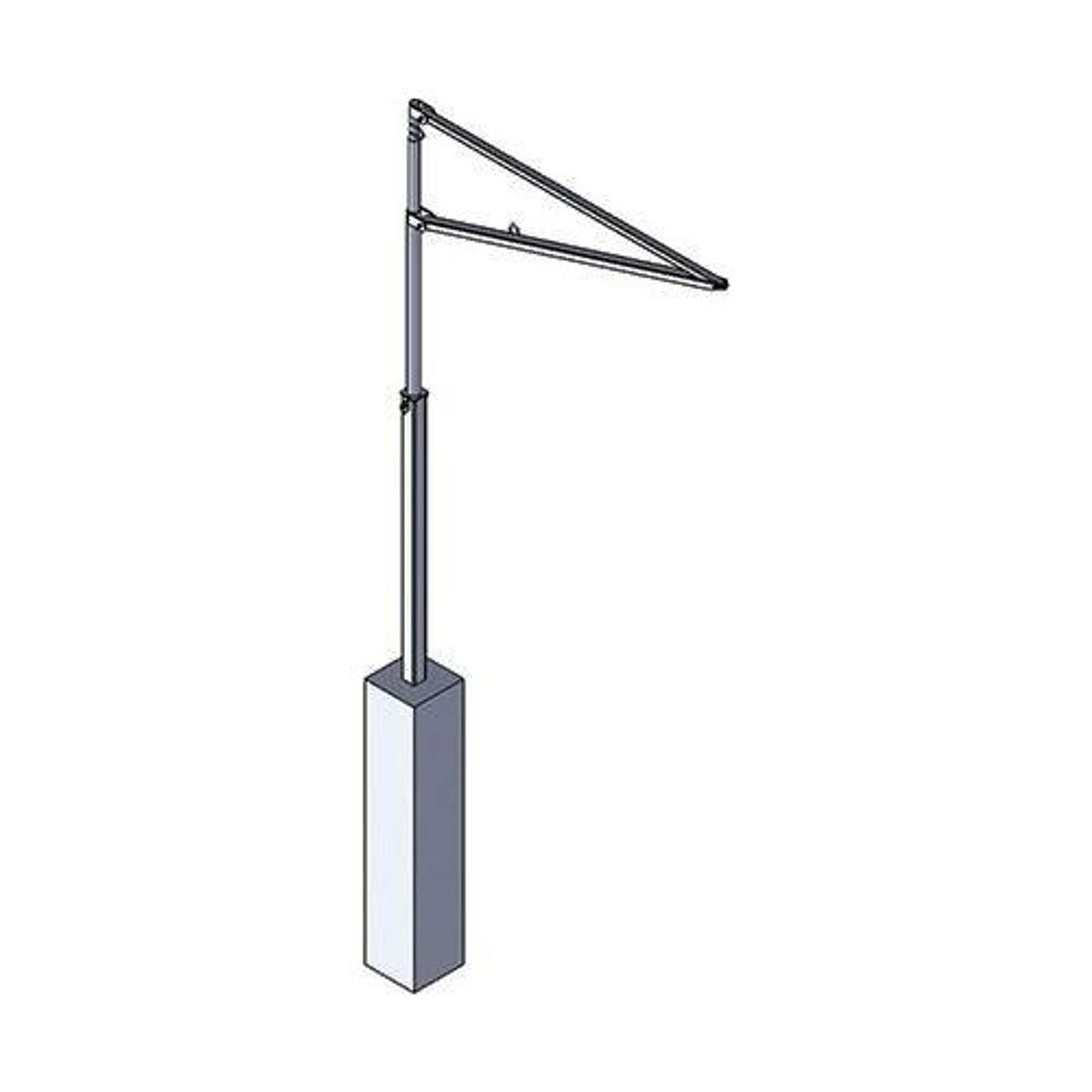 BlueStar RJ200 Maxi Davit Arm til Beton