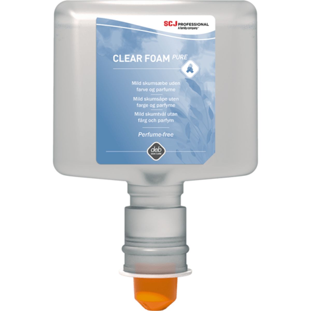 Deb Clear Foam Pure skumsæbe 1200 ml CLR12LTF