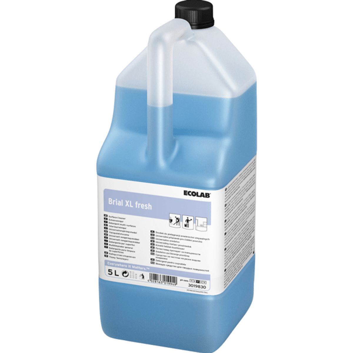 Ecolab Brial XL fresh med farve og parfume 5 liter