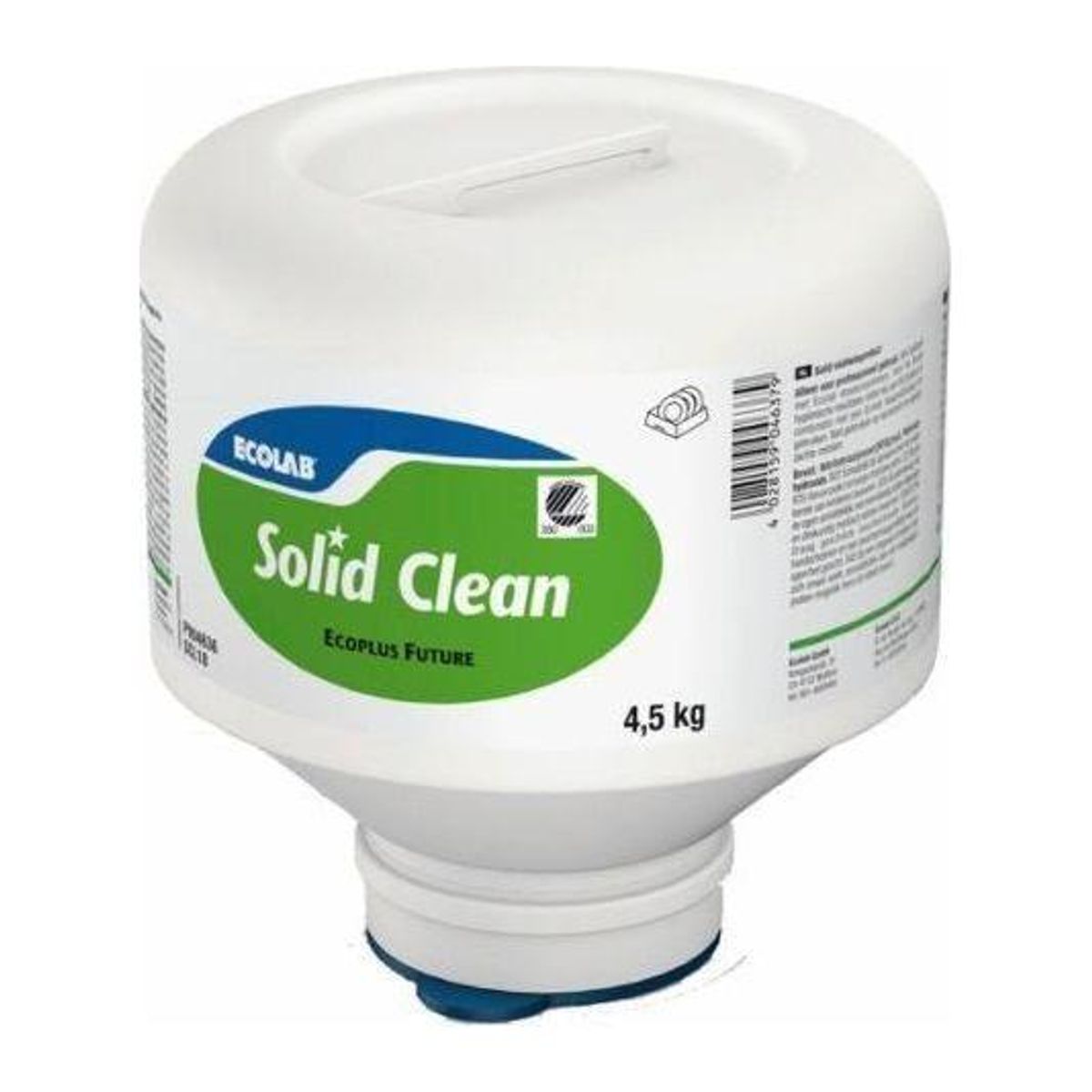 Ecolab Solid Clean M svanemærket uden klor 4,5 kg