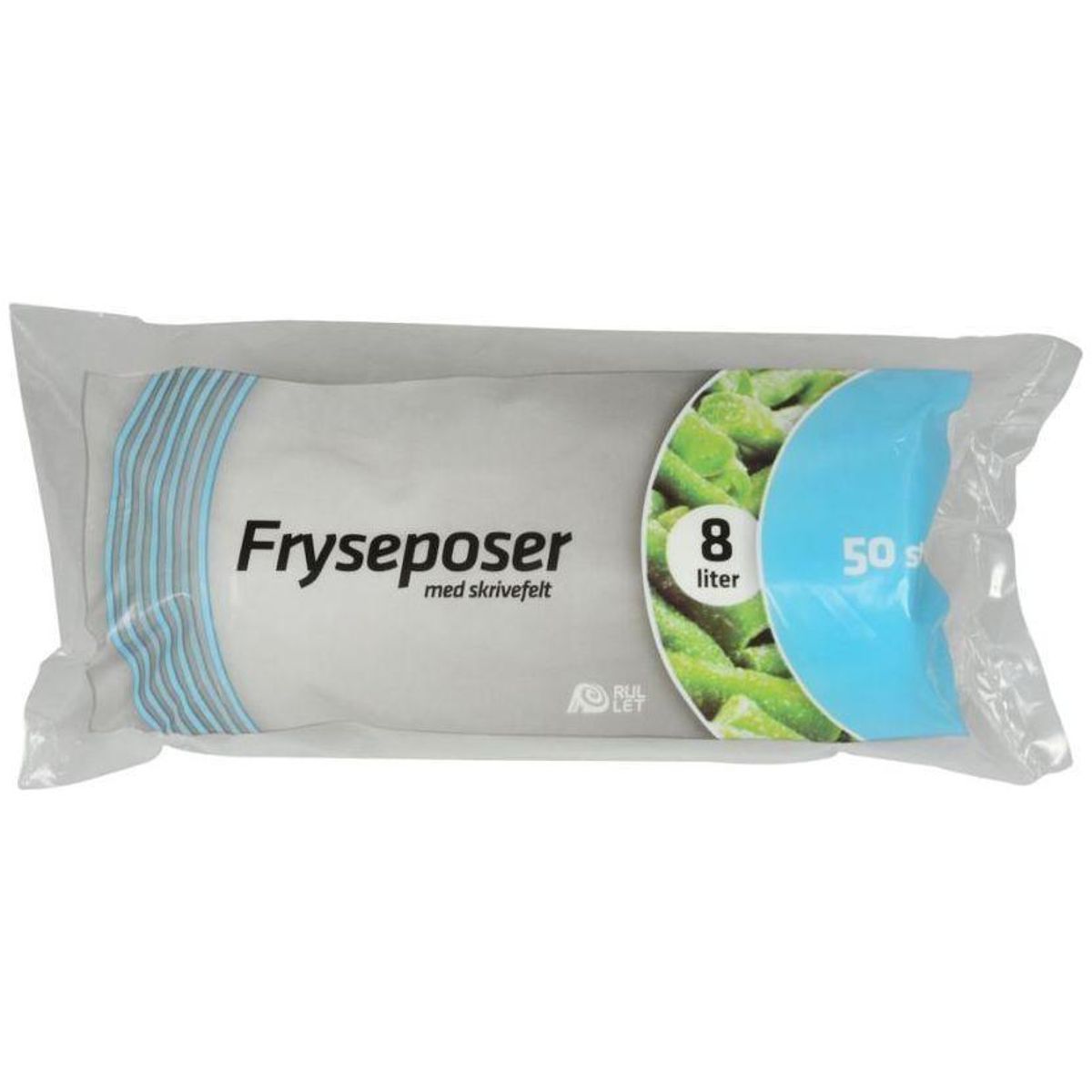 Fryseposer 25 x 50 cm LD 8 liter 50 poser pr. rulle med skrivefelt