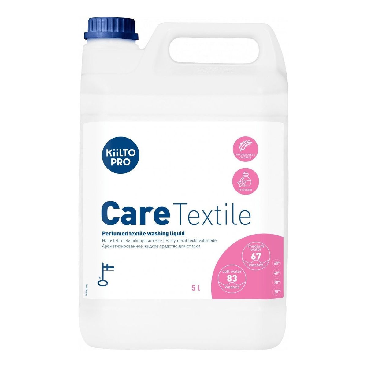 Kiilto Pro Care Liquid Textile Wash flydende tøjvask 5 liter